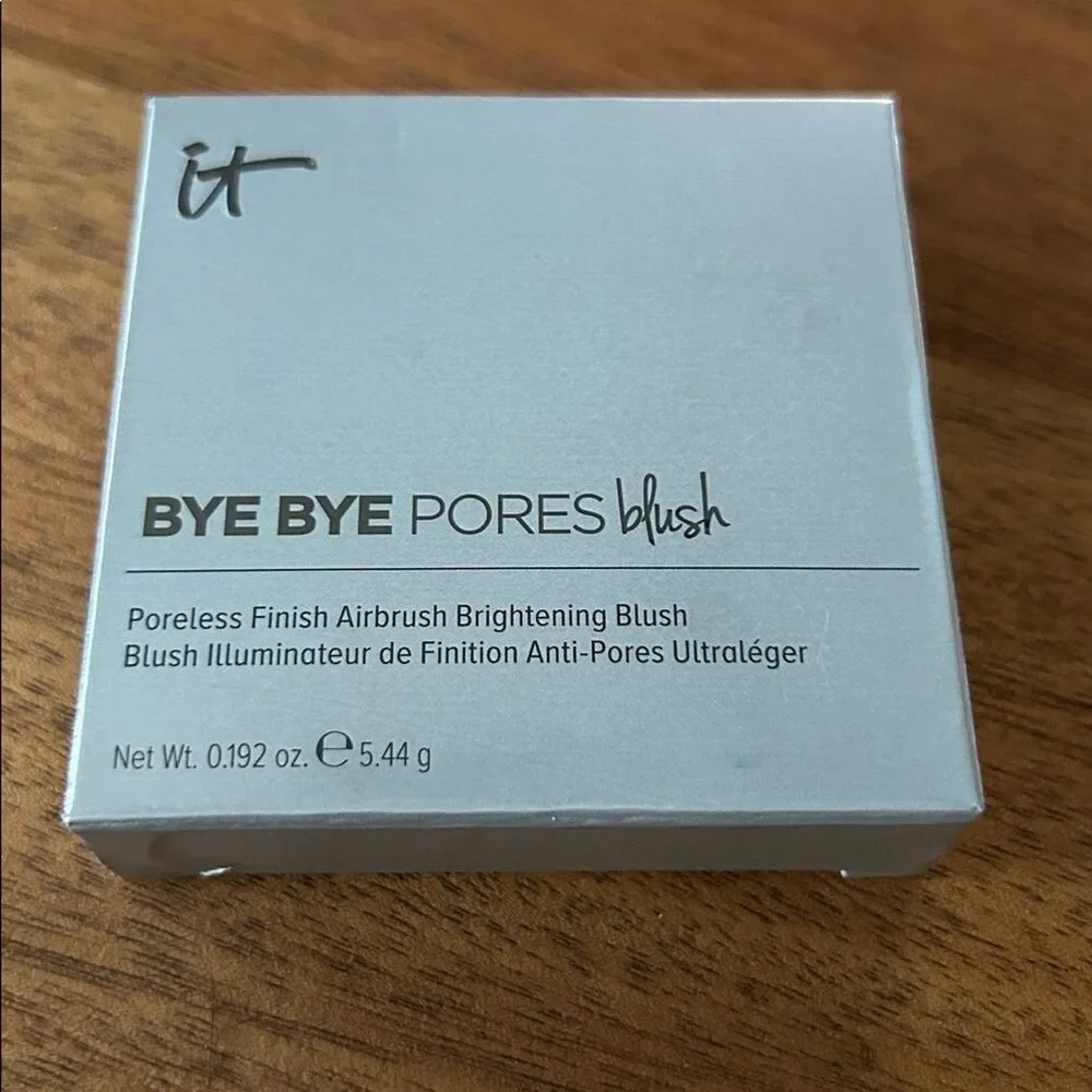 it Cosmetics Bye Bye Pores Blush - Rosy Pink Face Cheeks NIB